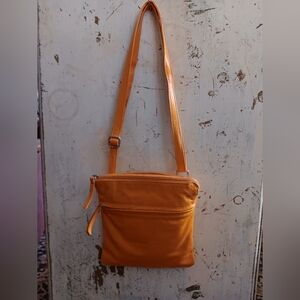 Latico Yellow Multi Pocket Crossbody Bag